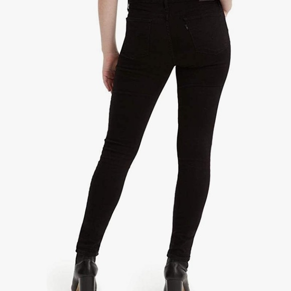 NWT Levi's women’s 711 Skinny Jeans size 24x30 Black - Picture 3 of 9